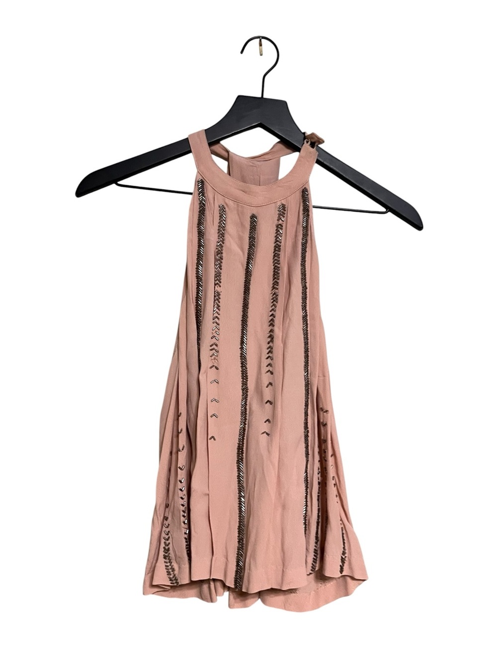 Free People shimmer and shine beaded blouse size small - Picture 8 of 16
